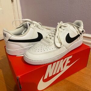 Nike Court Vision Black and White